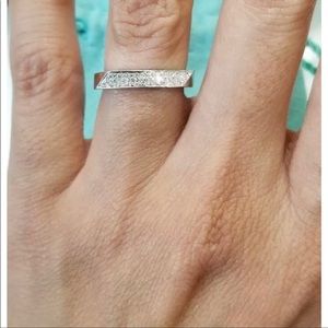 18k diamond tiffany ring